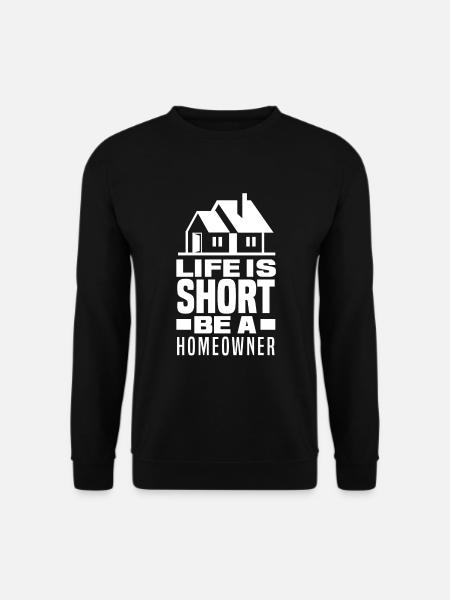 Homeowner Home Purchase Gift - Unisex Sweatshirt - black
