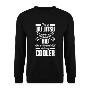 Jiu Jitsu Jiu Jitsu Jiu Jitsu - Unisex Pullover - Schwarz - Vorne - Alina (178cm) & Michal (187cm)