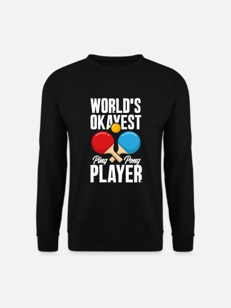 Fun Table Tennis Gift - Unisex Sweatshirt - black