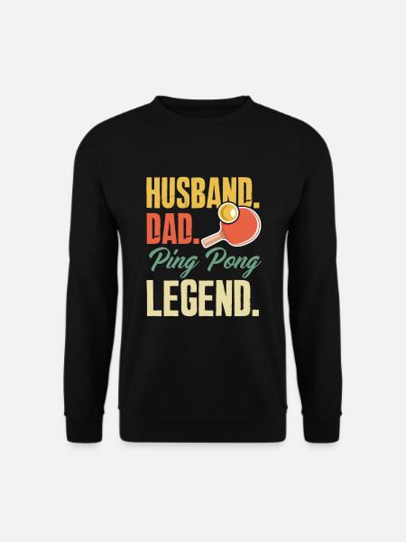 Fun Table Tennis Gift - Unisex Sweatshirt - black