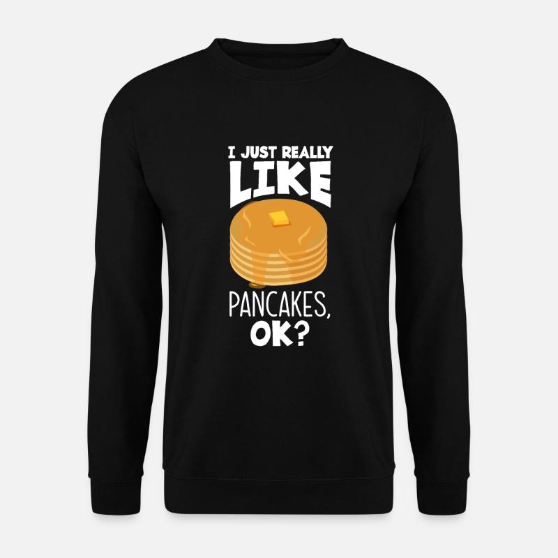 Funny Pancake Pancakes Gift - Unisex Sweatshirt - black