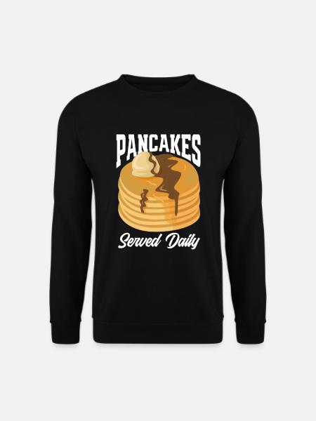 Funny Pancake Pancakes Gift - Unisex Sweatshirt - black