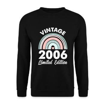 Fille du 16e anniversaire - Sweat-shirt Unisexe - noir - Devant - Alina (178cm) & Michal (187cm)