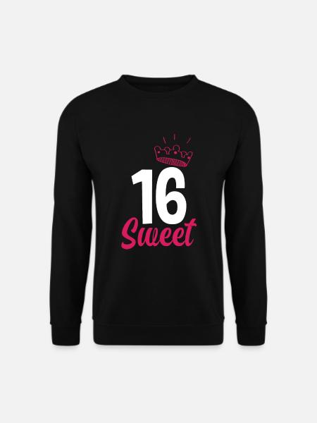 16th Birthday Girl - Unisex Sweatshirt - black