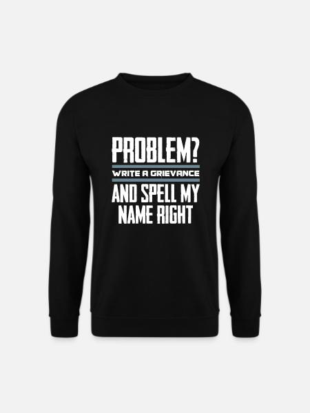 Gefängniswärter Justizvollzugsbeamte - Unisex Pullover - Schwarz