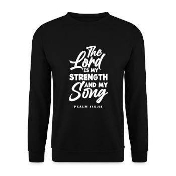 Jesus Christ Christ Religion Religious - Unisex Sweatshirt - black - Front - Alina (178cm) & Michal (187cm)