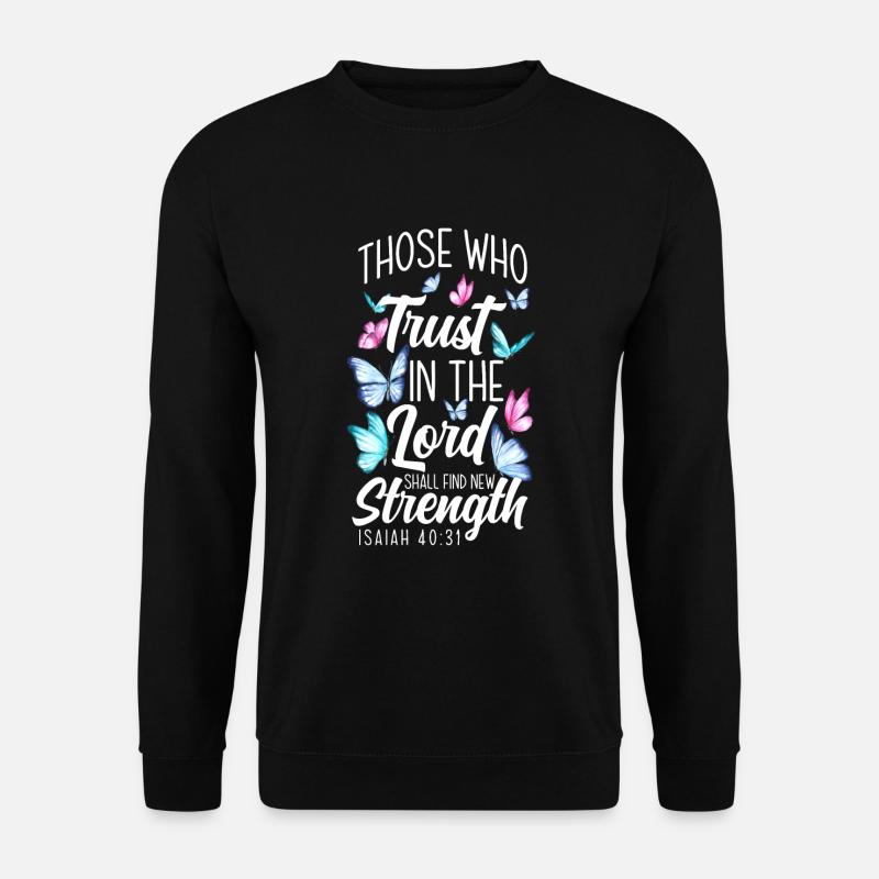 Jesus Christus Christ Religion Religiös - Unisex Pullover - Schwarz