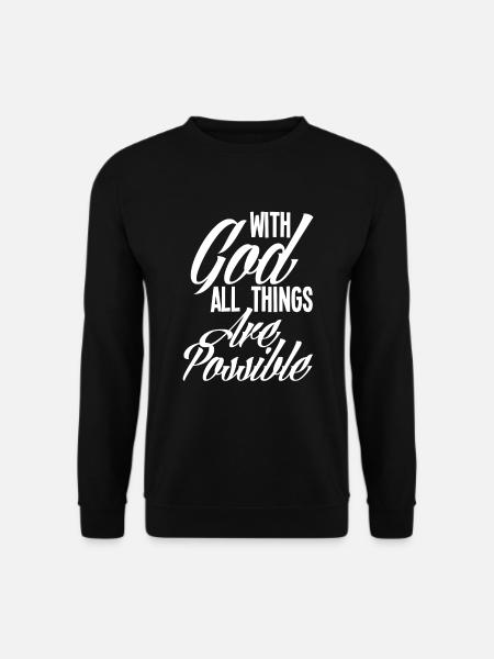 Jesus Christus Christ Religion Religiös - Unisex Pullover - Schwarz
