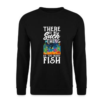 Drôle Aquarist Aquarist Aquarium Cadeau - Sweat-shirt Unisexe - noir - Devant - Alina (178cm) & Michal (187cm)