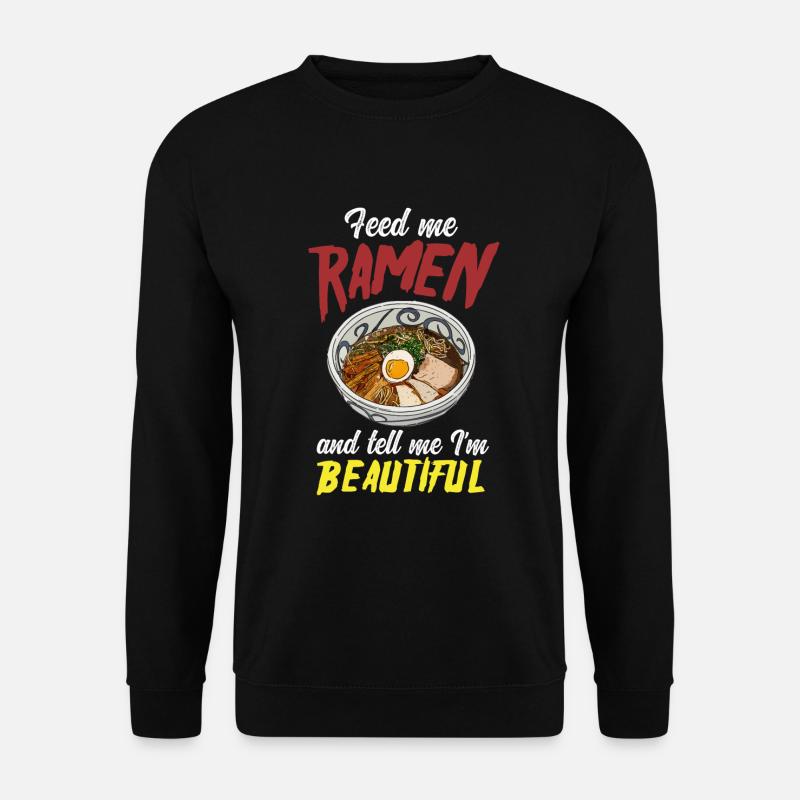 Lustiges Ramen Geschenk - Unisex Pullover - Schwarz