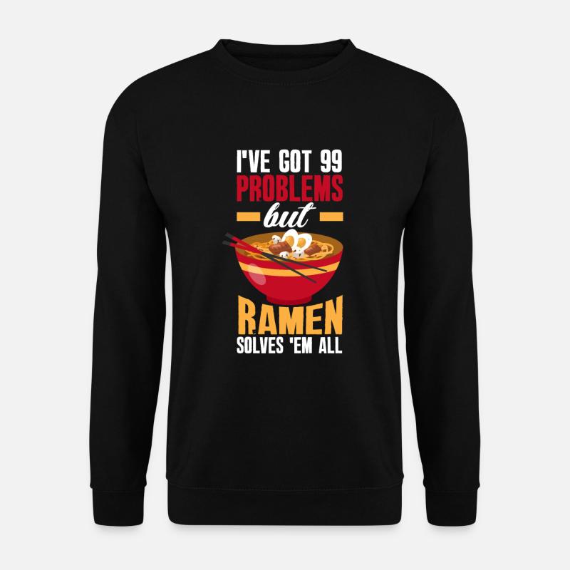 Funny Ramen Lover Gift - Unisex Sweatshirt - black