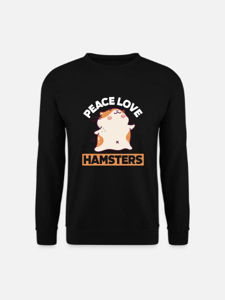 Funny Hamster Gift - Unisex Sweatshirt - black