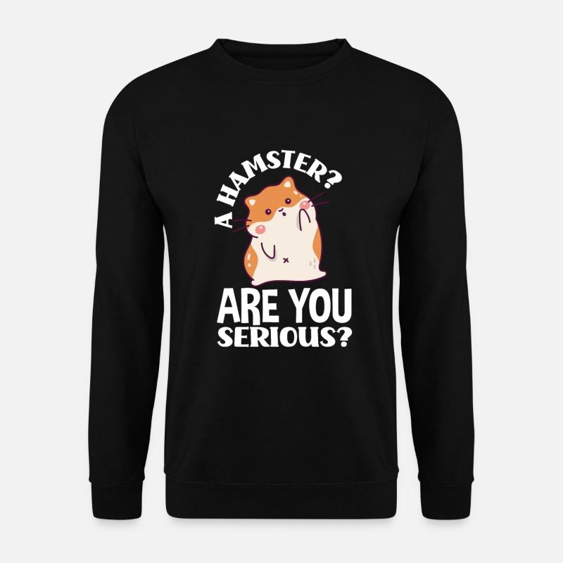 Funny Hamster Gift - Unisex Sweatshirt - black
