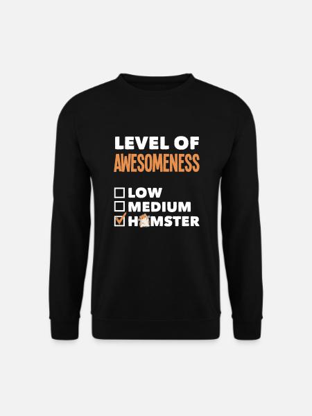 Funny Hamster Gift - Unisex Sweatshirt - black