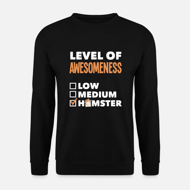 Funny Hamster Gift - Unisex Sweatshirt - black