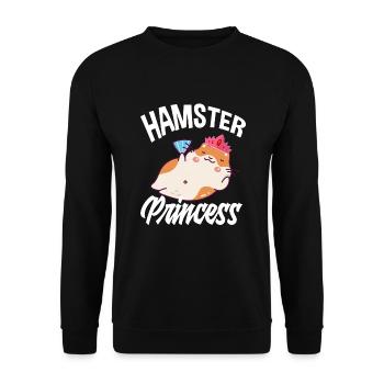 Drôle de cadeau de hamster - Sweat-shirt Unisexe - noir - Devant - Alina (178cm) & Michal (187cm)
