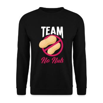 Pink Or Blue Gender Reveal Baby Party Team Girl - Unisex Pullover - Schwarz - Vorne - Alina (178cm) & Michal (187cm)