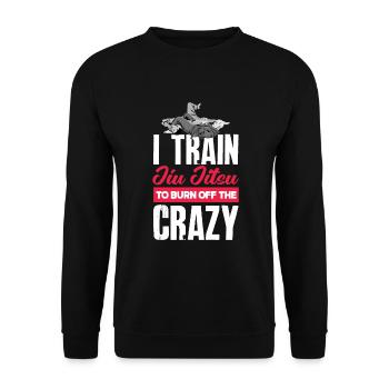 Jiu Jitsu Jiu Jitsu Jiu Jitsu - Unisex Pullover - Schwarz - Vorne - Alina (178cm) & Michal (187cm)