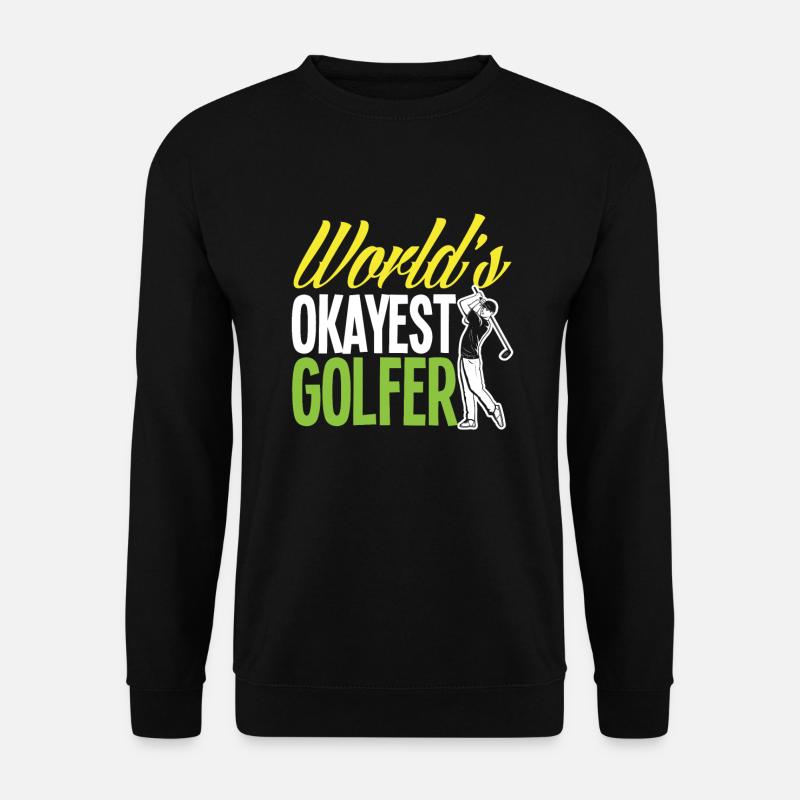Lustiges Golfen Golf Golfer Geschenk - Unisex Pullover - Schwarz