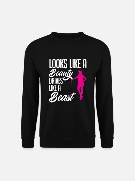 Lustiges Golfen Golf Golfer Geschenk - Unisex Pullover - Schwarz
