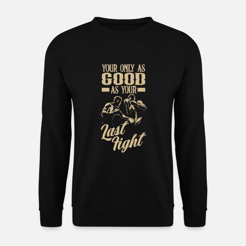 Lustiges Boxen Boxer Geschenk - Unisex Pullover - Schwarz