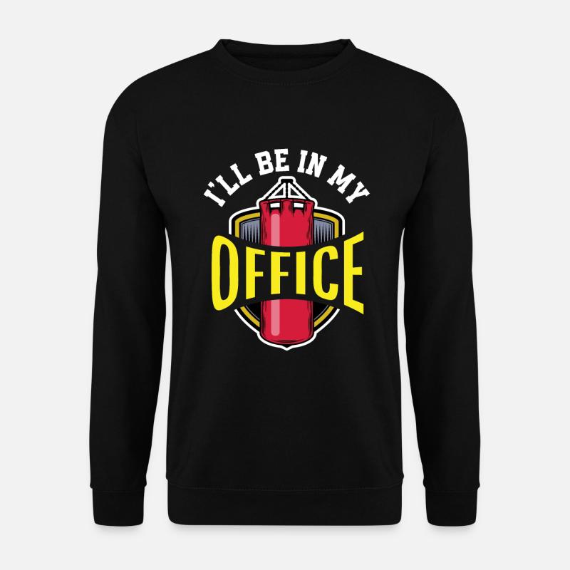 Lustiges Boxen Boxer Geschenk - Unisex Pullover - Schwarz
