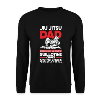 Jiu Jitsu Jiu Jitsu Jiu Jitsu - Unisex Pullover - Schwarz - Vorne - Alina (178cm) & Michal (187cm)