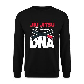 Jiu Jitsu Jiu Jitsu Jiu Jitsu - Unisex Pullover - Schwarz - Vorne - Alina (178cm) & Michal (187cm)