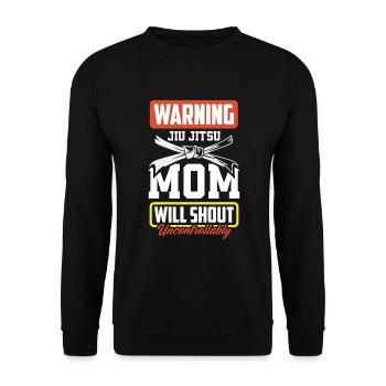 Jiu Jitsu Jiu Jitsu Jiu Jitsu - Unisex Pullover - Schwarz - Vorne - Alina (178cm) & Michal (187cm)