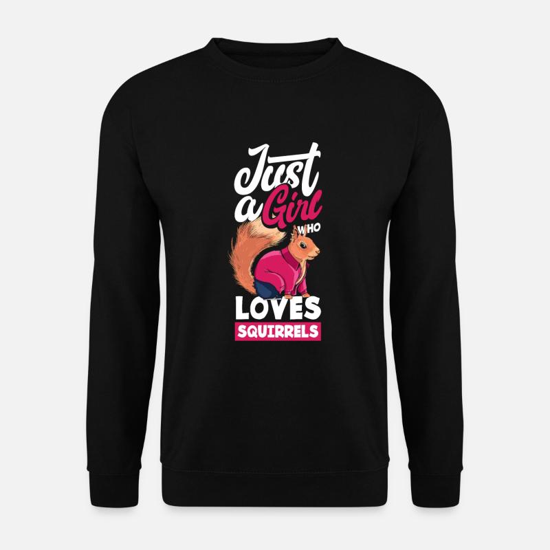 Squirrel - Unisex Sweatshirt - black