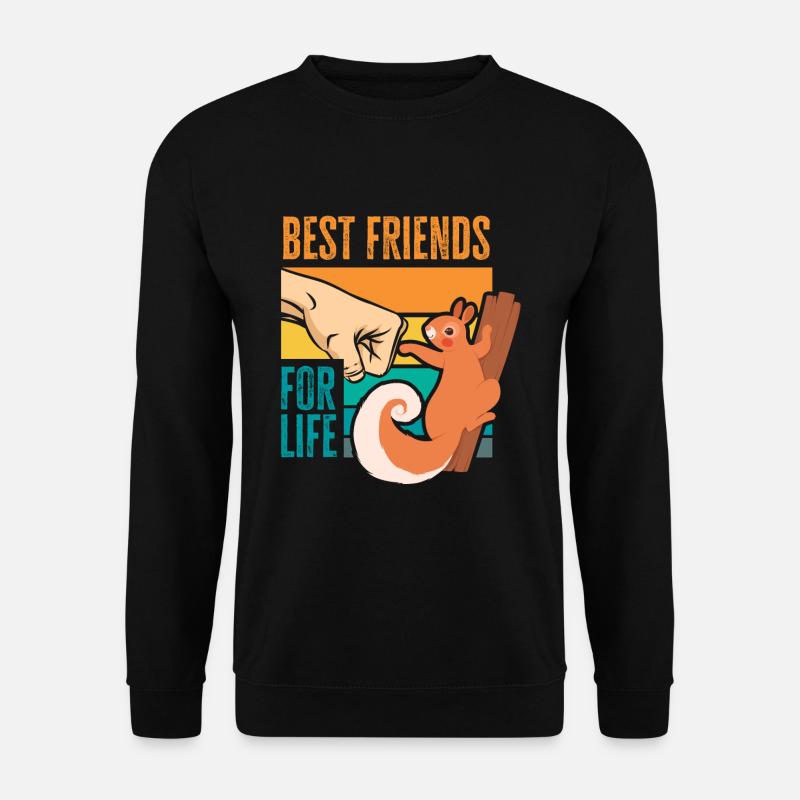 Eichhörnchen - Unisex Pullover - Schwarz
