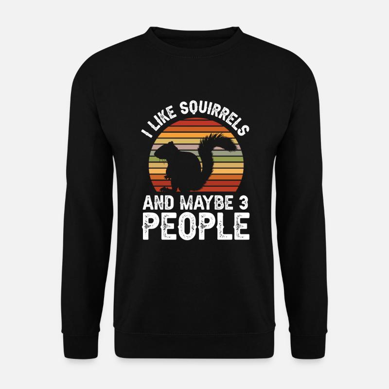 Squirrel - Unisex Sweatshirt - black