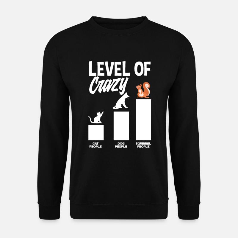 Squirrel - Unisex Sweatshirt - black