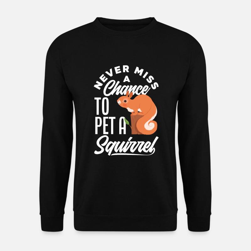Eichhörnchen - Unisex Pullover - Schwarz