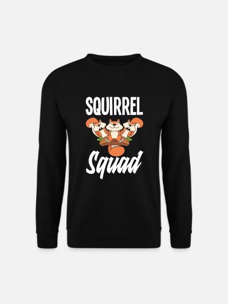 Squirrel - Unisex Sweatshirt - black