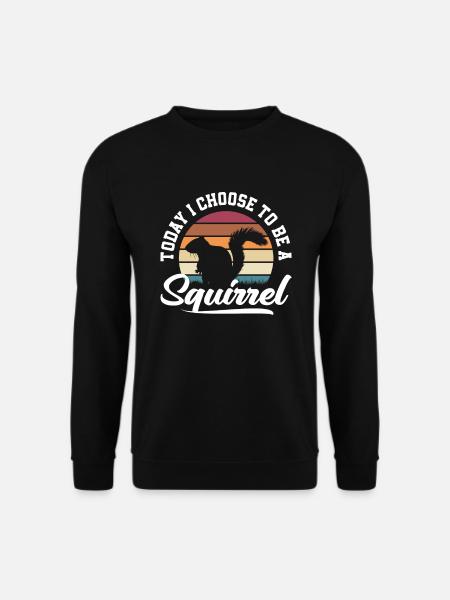 Squirrel - Unisex Sweatshirt - black