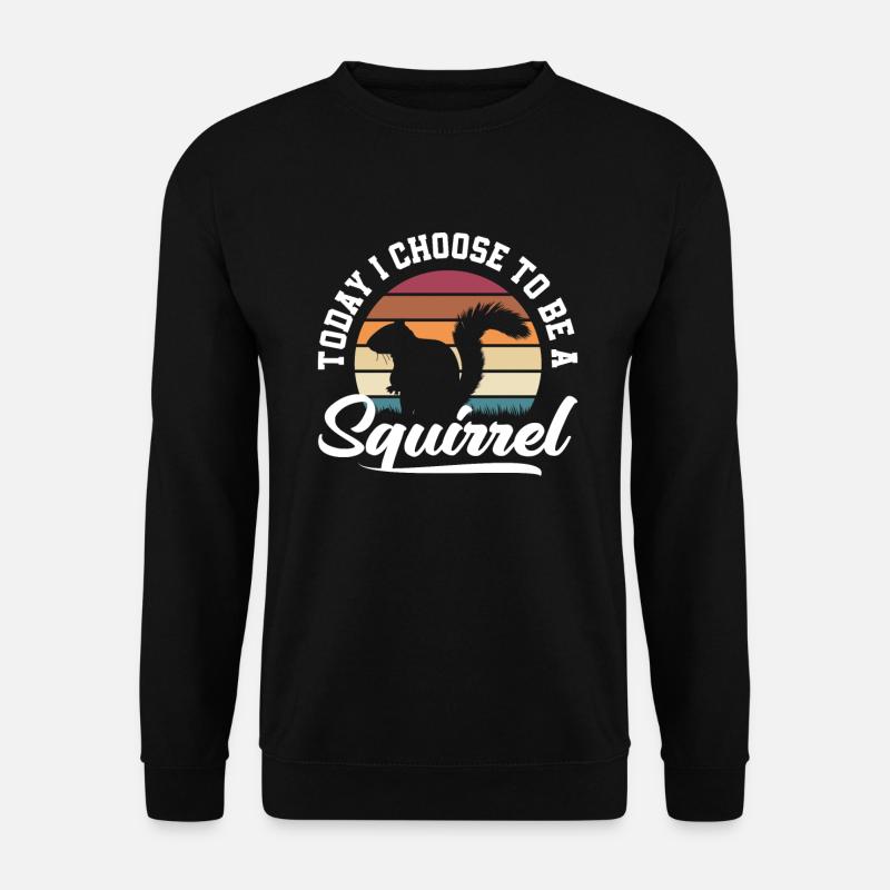 Squirrel - Unisex Sweatshirt - black