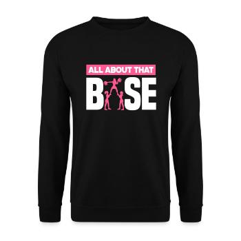 Drôle de pom-pom girl Cheerleading Cadeau - Sweat-shirt Unisexe - noir - Devant - Alina (178cm) & Michal (187cm)