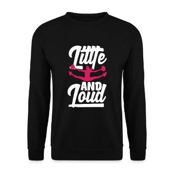 Drôle de pom-pom girl Cheerleading Cadeau - Sweat-shirt Unisexe - noir - Devant - Alina (178cm) & Michal (187cm)