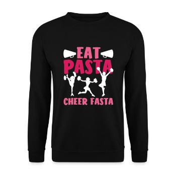 Drôle de pom-pom girl Cheerleading Cadeau - Sweat-shirt Unisexe - noir - Devant - Alina (178cm) & Michal (187cm)
