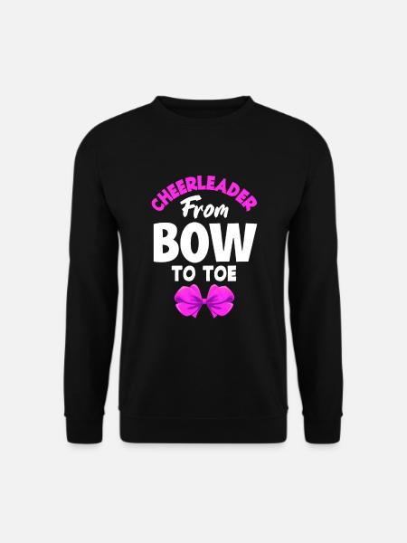 Lustiges Cheerleader Cheerleading Geschenk - Unisex Pullover - Schwarz