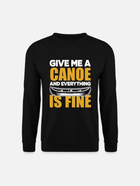 Kayak Canoë - Sweat-shirt Unisexe - noir