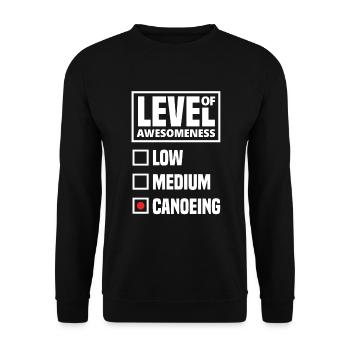 Kayak Canoë - Sweat-shirt Unisexe - noir - Devant - Alina (178cm) & Michal (187cm)
