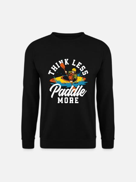 Kajak Kanu - Unisex Pullover - Schwarz