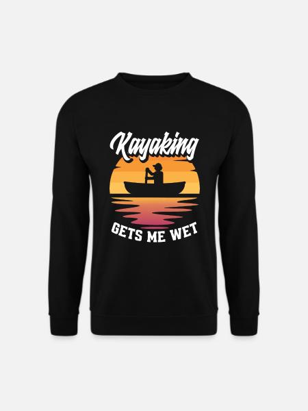 Kayak Canoë - Sweat-shirt Unisexe - noir