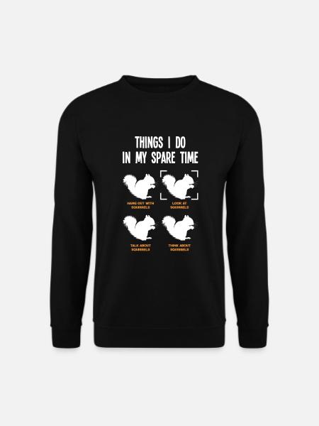 Eichhörnchen - Unisex Pullover - Schwarz