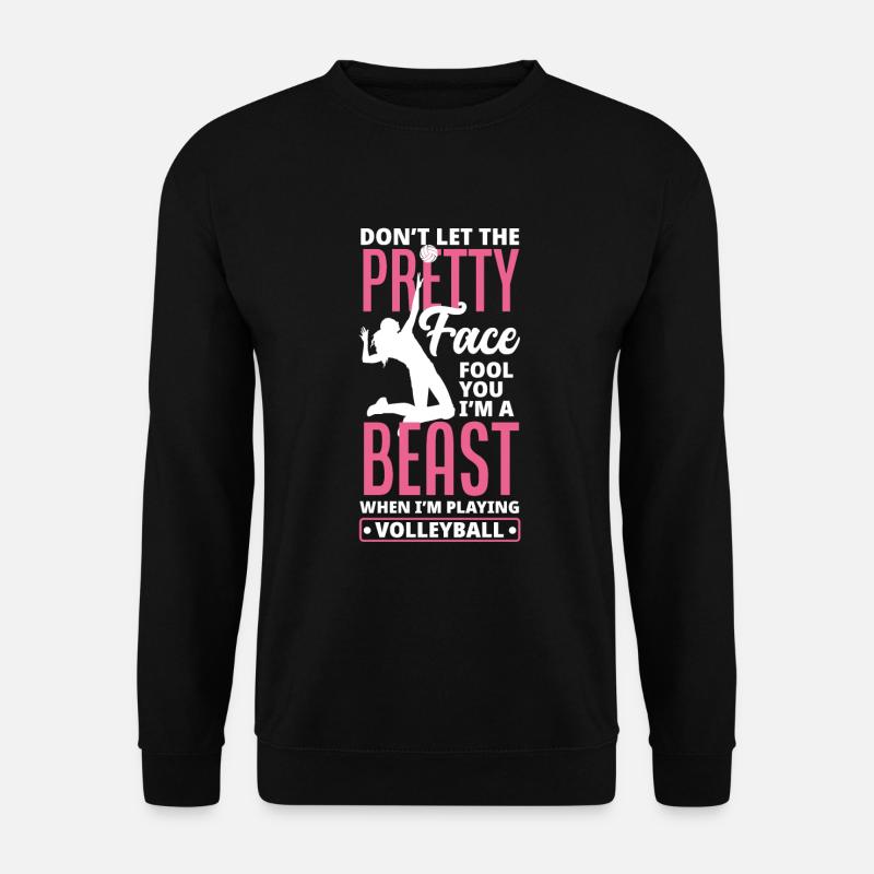 Fun Volleyball Gift - Unisex Sweatshirt - black