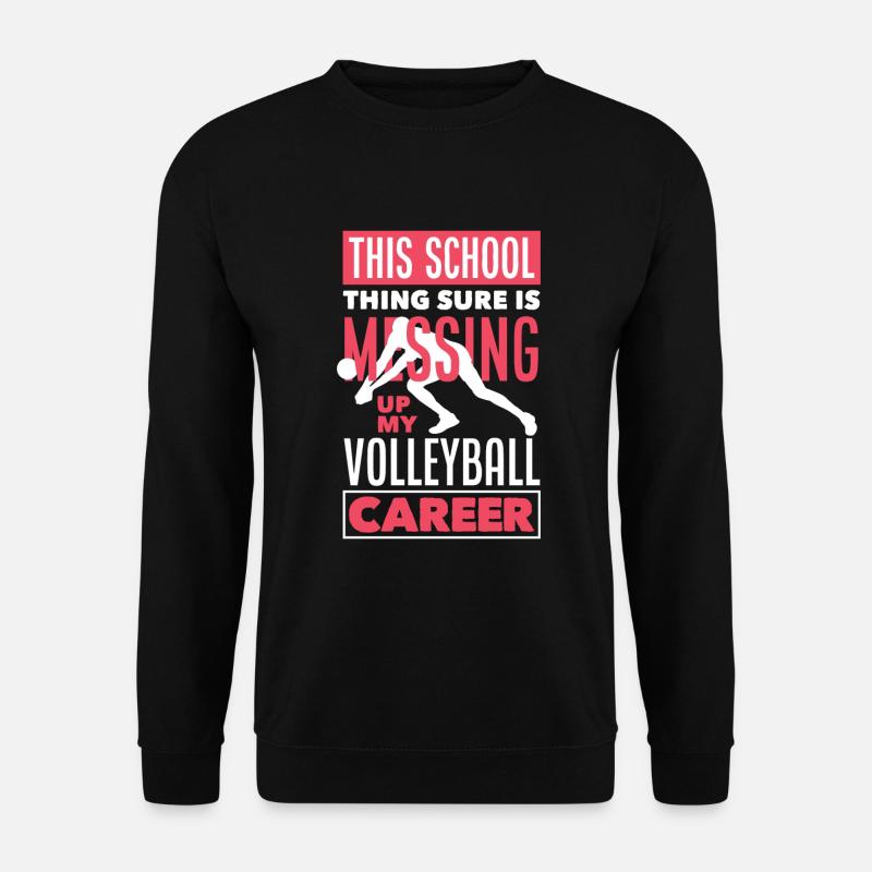 Funny Volleyball Gift - Unisex Sweatshirt - black