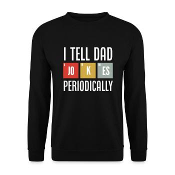 Papa Père Cadeau de la fête des pères - Sweat-shirt Unisexe - noir - Devant - Alina (178cm) & Michal (187cm)
