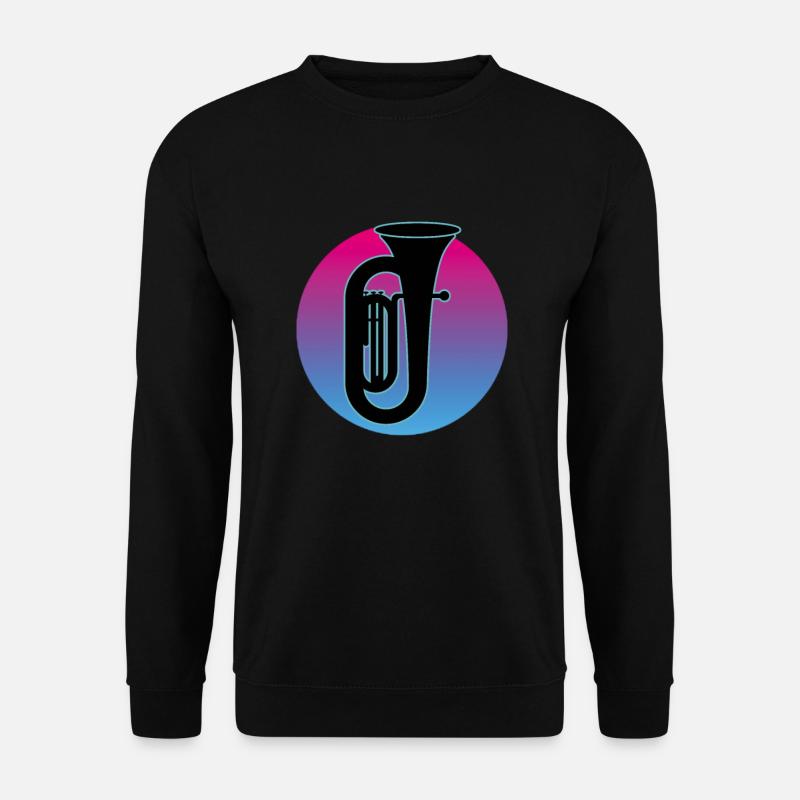Tuba Player Tuba Musical Instrument - Unisex Sweatshirt - black